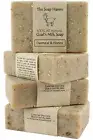 Handmade Oatmeal Soap Bars with Goat Milk - Perfect for Sensitive Skin
