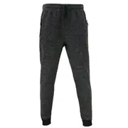FIL Men's Fleece Track Pants Jogging Gym Trackies Zipped Pockets Cuffed Marle