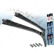 Bosch Front Passenger + Driver Aerotwin Plus Wiper Blades for Fiat 500X 334 1.4L