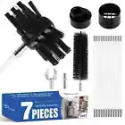 Bluesea 7 Pieces 30 Feet Dryer Vent Cleaner Kit Reinforced Nylon Dryer Vent C...
