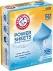 Power Sheets Laundry Detergent, Fresh Linen - 50 Pre-Measured Sheets, Deep Clean