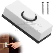 New DOOR BELL CHIME BELL PUSH PRESS BUTTON WHITE BLACK INSERTS