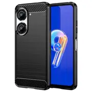 For ASUS Zenfone 9 Case, Rugged Shockproof Heavy Duty Anti Slip Protective Case Cover (Black)