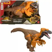Jurassic World Rebirth Wild Roar Utahraptor Toy