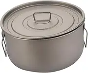 Abbraccia Titanium Pot 1.8L Camping Cookware Mess Kit for Picnic Camping Accessories