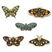 for Butterfly Brooches For Women Fashion Moth Hard Enamel Pins Jewelry