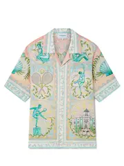 [Casablanca] Cuban Collar Short Sleeve Shirt