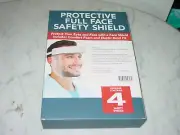 Protective Full Face Safety Shield 4 Pack New!