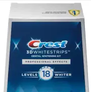 Crest 3D White 18 Levels Professional Whitestrips Dental Whitening Kit 48 Count