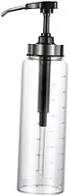 PRETYZOOM Metallic Honey Dispenser Squeeze Bottle Sealed Sauce Containers for Kitchen Bbq Outdoor Compact Lightweight