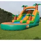 Inflatable Water Slide Pool House Bounce Kids Water Park Playground Castle