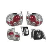 Superspares Headlight Set for Honda Civic EK SEDAN 4 Piece/Set 10/1995-12/1998
