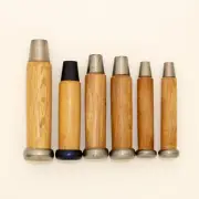 Chisel Handle Wood Japanese Chise handle set of 6 New Old Stock #548