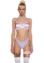 [Sugar Thrillz] Fool For You Satin Bra