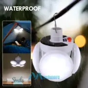 Rechargeable LED Outdoor Camping Tent Light USB & Solar Lantern Hiking Lamp IP65