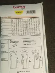 Burda 6920 Business/casual dress sewing pattern
