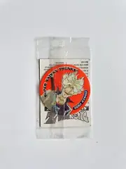 Sealed Fluro Dragon Ball Z Series 1 Tazo Super Saiyan Trunks Dizk No. #34 DBZ