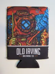 Beer Bottle Can Koozie ~ OLD IRVING Brewing Co ~ Chicago, IL ~ Scuba Diver Scene
