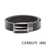 在飛比找momo購物網優惠-【Cerruti 1881】義大利頂級小牛皮皮帶 全新專櫃展