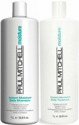 Paul Mitchell Instant Moisture Daily Shampoo and Conditioner 1lt Duo