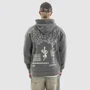 [Kiss Chacey] Whisper Relaxed Hoodie Pigment Charcoal