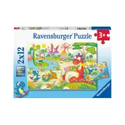 2x12pc Ravensburger My Dino Friends Childrens Dinosaur Jigsaw Puzzle Set 3y+