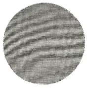 Majesty Charcoal Grey Reversible Wool Round Rug