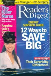 2004 Reader's Digest: Angelina Jolie Cover/Bush & Kerry