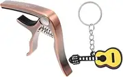 JOINPAYA 1 Set Durable Ukulele Capo with Modified Tone Clip Clamp for Musicians High Elastic Spring for Stable Pressure present for Ukulele Players