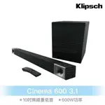 KLIPSCH CINEMA 600 3.1 聲霸SOUNDBAR 家庭劇院 音響 福利品