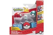 Pokemon Clip N Go Belt Set with Oshawott and Poke Ball and Net Ball