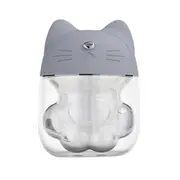 2W USB Cat Claw Shape Portable Mini Mute Air Humidifier Aromatherapy Machine with Colorful Breathing Lights, Capacity: 120mL(Blue)
