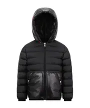 Moncler Enfant Arnaldo Logo Patch Down Jacket 8Y,6Y,4Y,14Y,12Y,10Y black