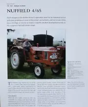 Nuffield Tractor Picture Article Sheet Out of Print Farm Wall Art Decor Display