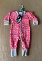 CAN COMBINE POST - BNWT Bonds Gingham Wondersuit Zippy Size 00 (3-6 Months)