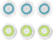 Compatiable For Facial Cleansing Brush Heads, Face Brush Head Replacement as Brush Head Facial Cleaning Tool（6 Pack）