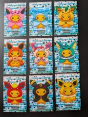 FULL Poncho Eevee PIKACHU Gold Star Pokemon Attack 2 Card Database Cards 9Lot