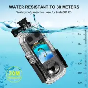 30m Waterproof Diving Case Cover Shell Underwater Housing For Insta360 ONE X3