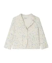 Tomas tweed blazer 10Y White