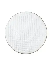 [Cattywampus] Quilted Cotton Play Mat Whisper White