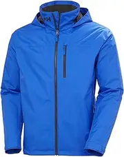 [Helly Hansen] Helly-Hansen Crew Hooded Midlayer 2.0 Waterproof Jackets for Men with Insulated Windproof Sailing Fabric and Packable Hood