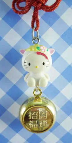 【震撼精品百貨】Hello Kitty 凱蒂貓~KITTY開運手機吊飾-羊