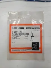 General Electric Zener Diode 5 Watt 4.3 Volt 2 Pcs.