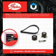 Timing Belt Kit fits FORD S-MAX TDCi 2.0D 06 to 14 Set Gates 1231979 3M5Q8A615BA
