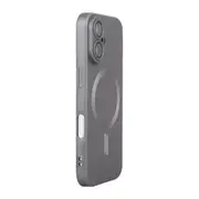 For iPhone 16 Plus Case, Silicone MagSafe Compatible Cover, Lens Protection, Dark Grey