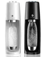 【英國 SODASTREAM】電動式氣泡水機SPIRIT ONE TOUCH【唯美白/深邃黑】【恆隆行公司貨】【APP下單點數加倍】