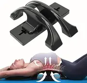 Thrival Back Stretcher - Fully Adjustable Back and Neck Stretcher and Massage Release Tool (Carbon Black)