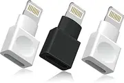 Lightning Extender Adapter,3Pack Apple MFI Certified iPhone Charger Extension dongle Lightning Male to Female Dock Extender for iPhone 14 13 12 11 X XS XR 8 7 6 iPad Transfer Audio Video Data Charging