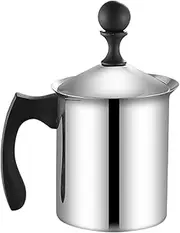 Creamy Milk Foam Maker,Milk Frothers Milk Foam Maker - Stainless Steel Milk Frother Pitcher Hand Held Frother for Creamy Coffee