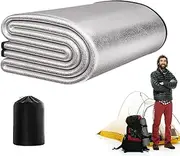 Camping Sleeping Mat - Aluminium Foil Camping Mat, Aluminium Foil Foam Underlay for Outdoor Use | Insulating Foil Mat, Picnic Mat, Sleeping Tent Underlay, Waterproof Mat, Shawl